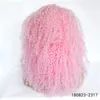 Perruques 14 ~ 26 pouces Curly Synthetic Hair Lacefront Wigs HD Transparent Lace Front Perruques de Cheveux Wig 1808232317 #