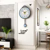 Meisd Europa Assista Vintage Pendulum Wall Clock Creative Classic Quartz Silent Horloge Room Decoração de casa Art 201125