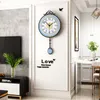 MEISD Europe Watch Vintage Pendulum Wall Clock Creative Classic Quartz Silent Horloge Living Room Home Decor Art 201125