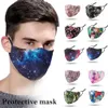 Nez de cochon imprimé planète magique imprimé masque adulte foulards respirer coton cyclisme filtres en tissu réutilisables Mascarillas masque Cosplay foulards magiques