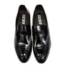 dxkzmcm 가죽 비즈니스 남자 드레스 로퍼 뾰족한 검은 신발 옥스포드 남자 통기 가능한 형식 웨딩 신발 Y200420