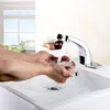 Bathroom Sink Faucets 1 Set Infrared Sensor Faucet Automatic Touchless Inductive Water Tap Kitchen Deck Mounted Taps9065033