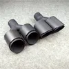 Zwei Stück Universal Akrapovic Dual-Auspuff-Endrohre aus Kohlefaser, schwarzem Edelstahl, Endrohre für Auto-Auspuffanlagen, 288 l