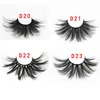 5D 25mm 3D Mink Eyelashes 23 Styles Eye Makeup Mink False Lashes mjuka naturliga tjocka falska ögonfransar Ögonfransar Förlängning Skönhet också 6182094