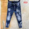 2020 mens jeans denim ripped jeans for men skinny broken Italy style hole bike motorcycle rock revival pants12s tyle250y