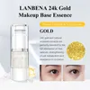 LANBENA 20ML الوجه جوهر مصل التمهيدي ماكياج قاعدة الأساس المخفي المسام غير مرئية VC 24K الذهب الأساس التمهيدي