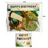 Banderoles d'animaux de bande dessinée Bannières de papier de fête à thème de jungle Garland Forest Fox Squirrel Bunting pour baby shower enfants anniversaire faveur décor 20220224 Q2