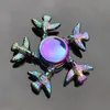 Rainbow Color Fidget Spinner Finger Toy Zinc Alloy Metal Hand Spinners Fingertip Gyro Spinning Top Stress Relief Decompression Toys Anxiety Reliever