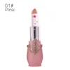 Lip Balm Jelly Crystal Lipstick met bloem 6 Temperatuurkleur Verandering Waterdichte voedzame Moisturizer Coloris Maquillage