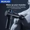 Mukasi Massaggio Gun Body Body Spalla posteriore Collo Deep Deep Tissue Muscle Massaggiatore Elettrico Esercizio di rilassamento Dimagrante Shaping 220112