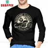 Motocicleta Heavy Metotcycle Estados Unidos O Neck Algodão Custom Manga Comprida Plus Size Camisa Europeia Camiseta Para Homens Presente De Aniversário 220115