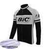 BIC 팀 사이클링 겨울 열 양털 저지 롱 슬리브 자전거 따뜻한 야외 스포츠 저지 의류 자전거 착용 Ciclismo Maillot 102204