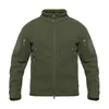 겨울 열 양털 재킷 남자 군사 전술 코트 육군 소프트 쉘 유니폼 큰 크기 캐주얼 의류 4XL Polartec Sportswear 201218