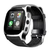 T8 Bluetooth Smart Watch com câmera Phone Mate SIM Pedômetro Vida à prova d'água para Android iOS SmartWatch Android SmartWatch A01
