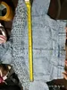 YingYuanFang Mode nouvelle manches chauve-souris travail lourd rivet court veste en jean lavé veste femme 201106