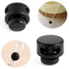 200pcs 2 Hole Black 11x17mm Cord Lock Clamp Toggle Button Clip Stopper Spring Buckle Shoelace Backpack Bag Parts Accessories