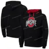 Ohio State Buckeyes NCAA Jerseys Colosseum Big Arch Pullover Hoodies Jerseys Sweatshirts Black White Red Grey