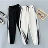 Houzhou Oversize Spodnie Streetwear Baggy Spodnie Dorywcze Spodnie Joggers Black Hip Hop Sports Spodnie Loose 220311