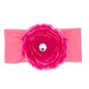 Baby headbands flower elastic hairbands infants kids headwear headdress Children wide band nylon hair accessories for toddler WKHA27