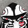 Costume di Halloween nato Baby Boy Girl Skeleton Pagliaccetti Tuta a maniche lunghe Vestiti Cosplay Infant 220106