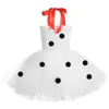 101 Dalmation robe d'Halloween à pois avec oreilles de chien ensemble enfants filles moelleux anniversaire dessin animé Tutu robe pour cadeaux Pograph LJ2006513382