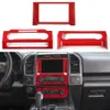 27PCS Red Car Interior Decoration Trim Kit Accessories For Ford F150262D