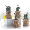 Ghirlande di fiori decorativi Artigianato nordico Simulazione Bacino artificiale Piante tropicali Ornamenti di cactus Decorazione creativa della biancheria per la casa In vaso