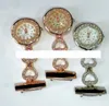 Montres à broche en forme de cœur en diamant pour infirmières, montre Fob à Clip, en alliage de cristal, horloge d'allaitement pour femmes