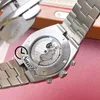 Verkauf neuer Übersee 5500V / 110A-B075 Weißes Zifferblatt A2813 Automatische Herrenuhr SS Steel Armband STVC (Kein Chronograph) STVC Uhren Swisstime.