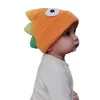 2-6Y Dinosaur Tricoté Enfants Bonnet Chapeaux Infantile Bébé Garçon Fille Chapeau Chaud Enfants Bébé Automne Hiver Filles Chapeau Pour Enfants Toddler Y201024