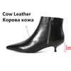 Nova vaca couro baixo saltos mulheres botas de tornozelo preto branco escritório senhoras vestido sapatos primavera outono botas mulher tamanho 41 42 43