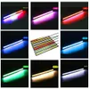 Nowy 2x Universal 17 CM COB LED Latarnia samochodowa Lampa samochodowa Lekka dzienna Lekka Motocykl DRL LED Strip Zewnętrzna Wodoodporna Reflektor 12V