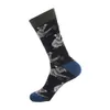 VPM Big Size Cotton Men's Socks Funny Animal Dog Elephant Monkey Sloth Bear Penguin Knee High Long Cool Skate Sock for Men T200916