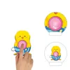 Ornamenti per feste di Pasqua Cartoon Simple Drainy Ring Bolle Toys dipinto di uovo di coniglietto Polca di pollo coniglietto Regalo 3168776