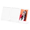 Mini Acrylic Transparent Photo Frame Stand Picture Frames Film Paper Name Card Holder Instax for Desktop Home Decor