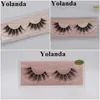 3D Mink الرموش بالجملة الطبيعية الرموش الخاطئة Faux False Mink Lashes لينة المكياج امتداد ماكياج الرموش عين العين الحرة تخصيص