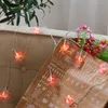 LED Flaming Lights String Christmas Day Girls Heart Ins Decorative Lights String 201203