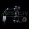 DHL !!! Beracky Weld Full Auto-Spinner Beveled Edge Fumar Banger de Quartzo Com Vidro De Mármore Terp Pérolas Ampulheta Sem Emenda Tourbillon Nails Para Glass Water Bongs Rigs