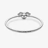 Nova chegada 925 Sterling Silver Golden Snitch Clasp Pocket Bangle Charm Bracelets Wings Vintage Retro Tone para homens e mulheres2404809