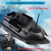 GPS Smart afstandsbediening RC Aas Boot 500m 3 Hoppers GPS-positie Auto Reuturn Vaste Speed ​​Cruise Draadloze RC Fishing Nest Boat 201204