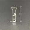 Glass Filter Tip Flat Round Mouth Smoking Joint OD8mm 12mm Clear Colorful holder for Dry Herb Tobacco Cigarette Rolling Paper