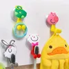 1pcs ventosa portaspazzolino ganci accessori bagno regalo creativo divertente per bambini multifunzionale simpatico cartone animato animale 211222