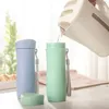 Eco-Friendly Water Bottle 300mL Coffee Tea Mug Portable Wheat Straw Drinking Multipurpose Removable Cup Cover Water Bottle