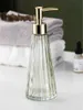 أزياء أنيقة مخروطية غسل زجاجات المطهر زجاجات الزجاج فارغة من الجسم كريم شامبو 300 ملليلتر 3 اللون