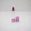 Gold Cosmetic Airless Bottle 15ml 30ml Portable Refillable Pump Dispenser Bottles For Lotion Cosmetics Container Pink