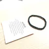 MG0115 Braccialetto di azzurrite naturale intero 4 mm Mini braccialetto di pietre preziose Energia delle donne Yoga Mala Gioielli Spiritual Balance Beads283m