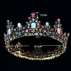 Barrettes Round Queen Crowns Wedding Hair Accessories pannband DIADEM274V