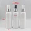 100ml 흰색 컬러 화장품 병 스프레이, 향수 물병 100cc 실버 스프레이 러 펌프 미스트 bottlesgood 패키지