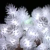 10m Pine Cone Garlands LED Christmas Lights Outdoor Indoor Year Decoration Garland Fairy String Luzes de Navidad Y201020