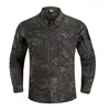 Chemise de camouflage tactique Sports de plein air Gear Jungle Chasse Woodland Shooting Shirt Bataille Robe Uniforme Combat BDU Vêtements NO05-138